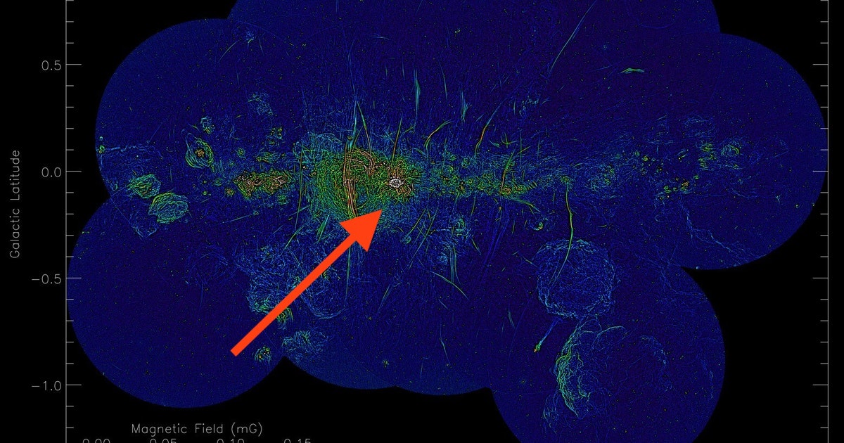 Look: 1,000 mysterious filaments discovered at the center of the Milky Way