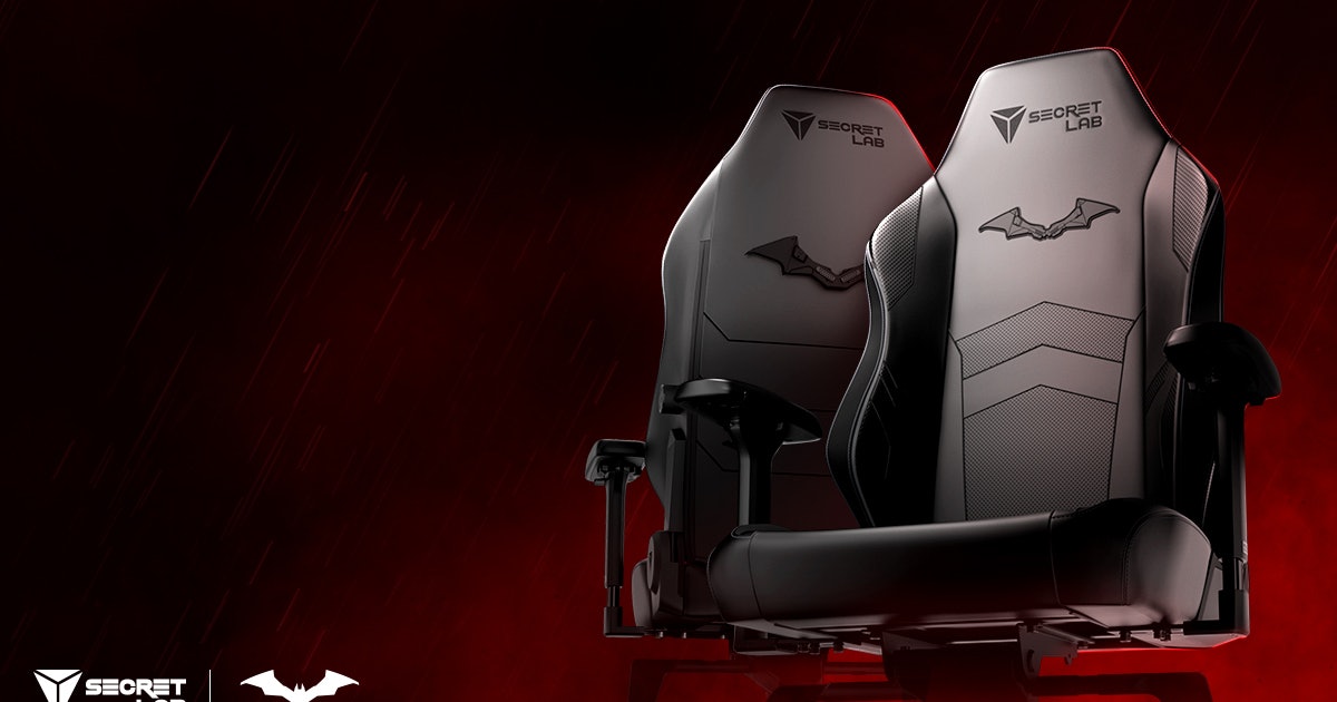 Secretlab's 'The Batman' gaming chair will make you feel like Robert Pattinson