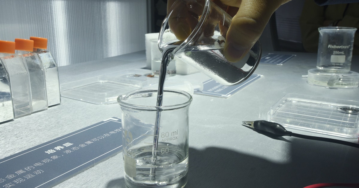 This viscous liquid metal could lead to a revolutionary robotics breakthrough