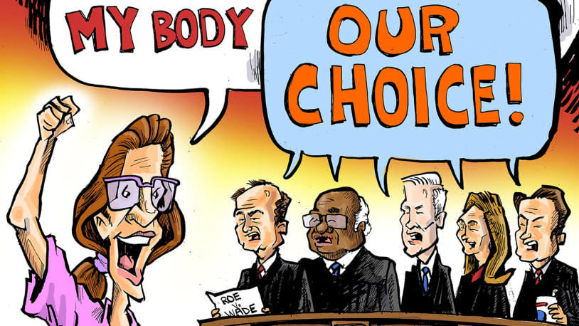 7 cartoons about the future of Roe v. Wade