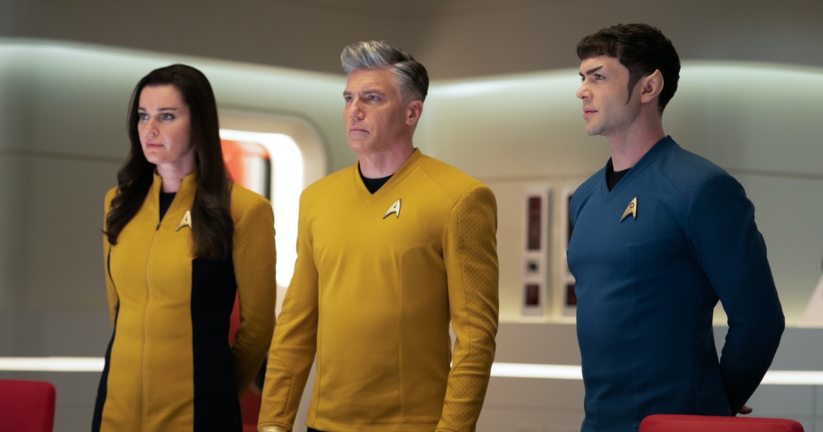 53 years later, Star Trek rebooted the miniskirt uniform — with a gender-neutral twist