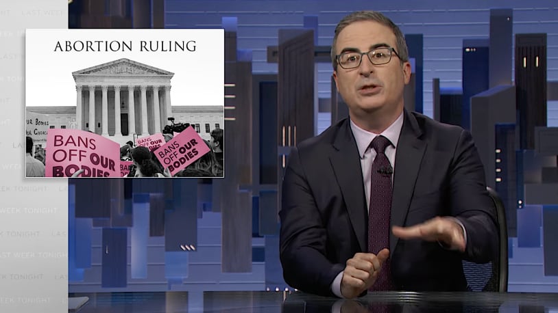 John Oliver fillets the ‘horror show’ opinion striking down Roe v. Wade, explains abortion rights