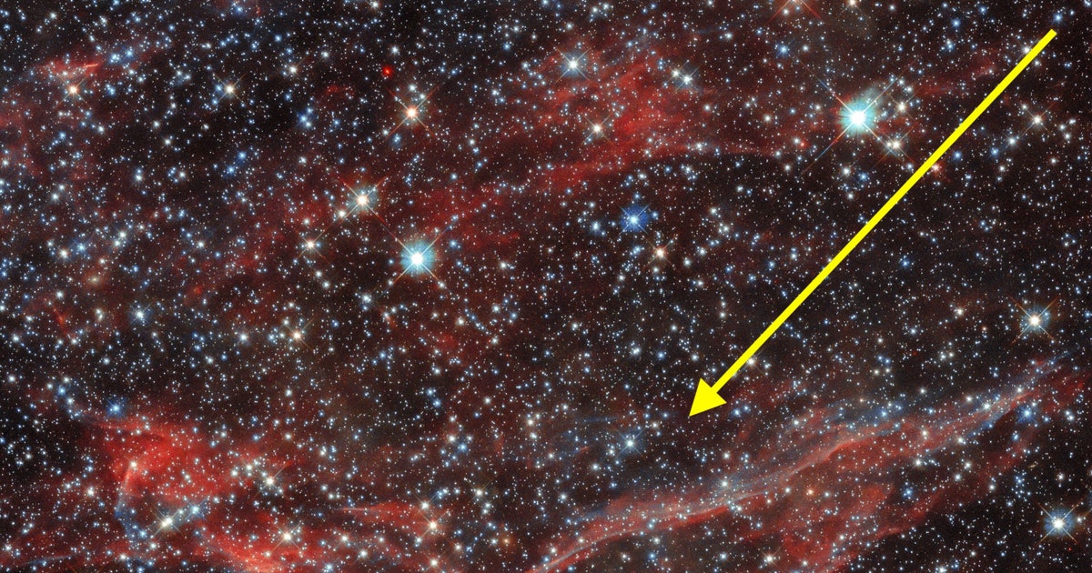Hubble Telescope captures rare sight of a “smiling” space object