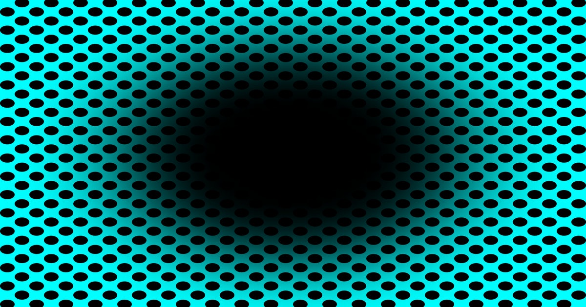 Stare into this black hole illusion, and your pupils will change shape