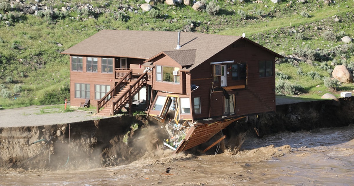 Yellowstone flooding: 10 images capture the extent of the destruction