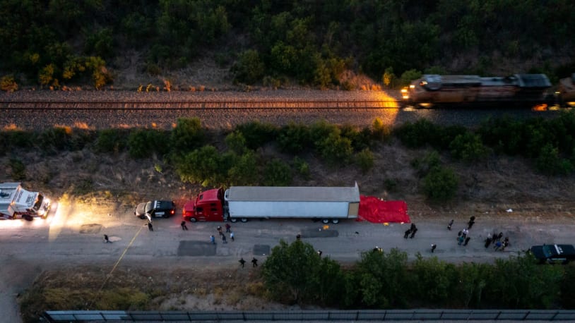 Tractor-trailer in deadly smuggling attempt passed through checkpoint