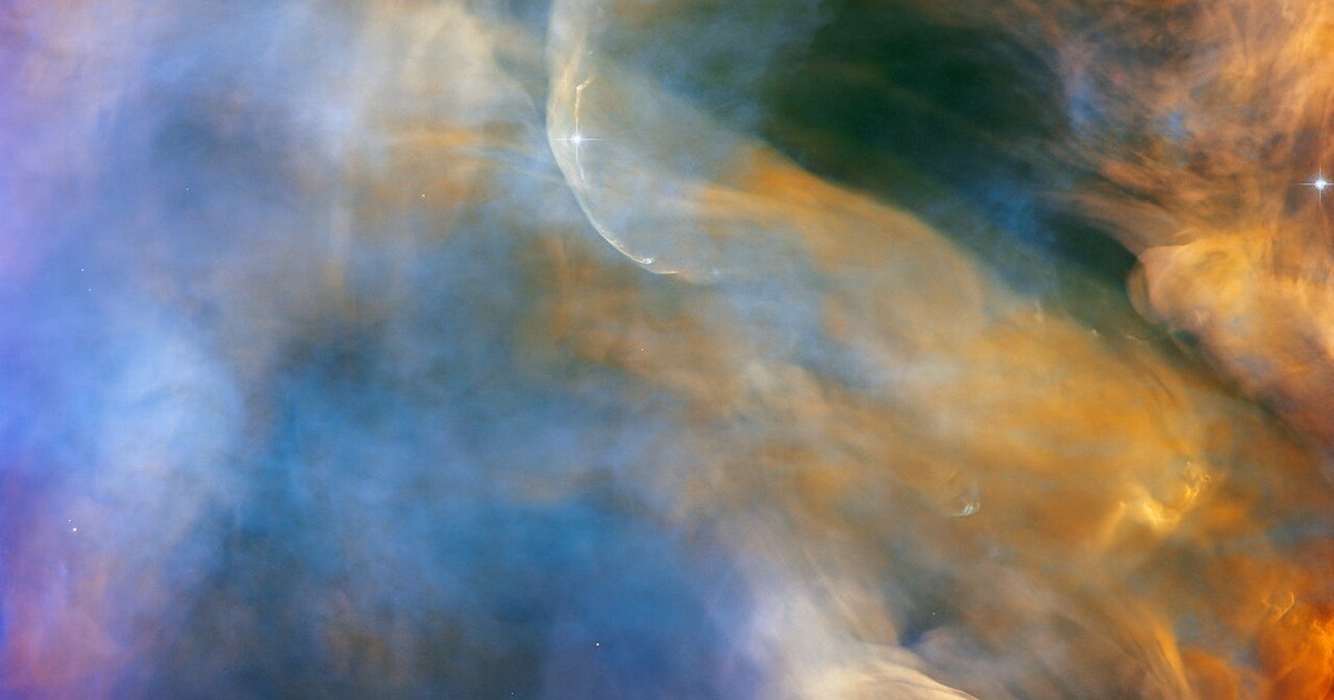 Look! Hubble snaps a dazzling image of the Orion Nebula’s surreal rainbow clouds