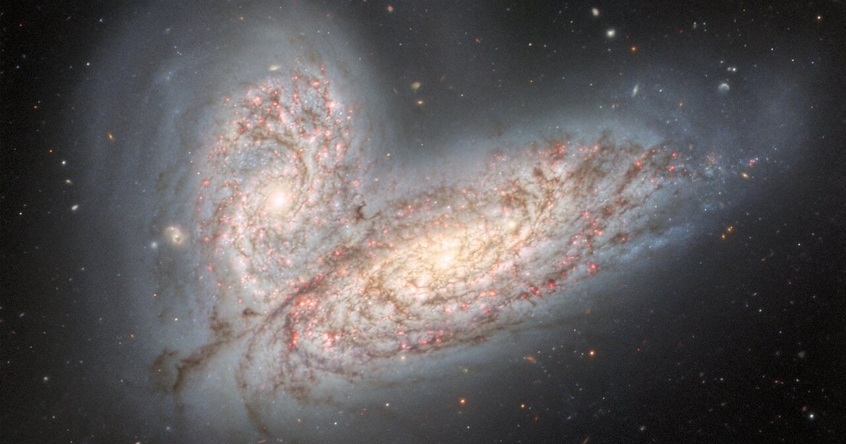 Beware! Dramatic image of spiral galaxies previews the future fate of the Milky Way