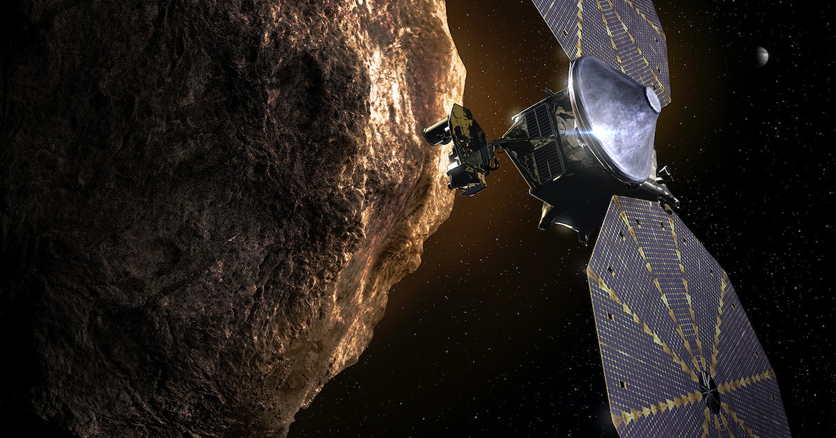 Look: NASA's Jupiter asteroid probe gets a crucial boost from Earth's gravity