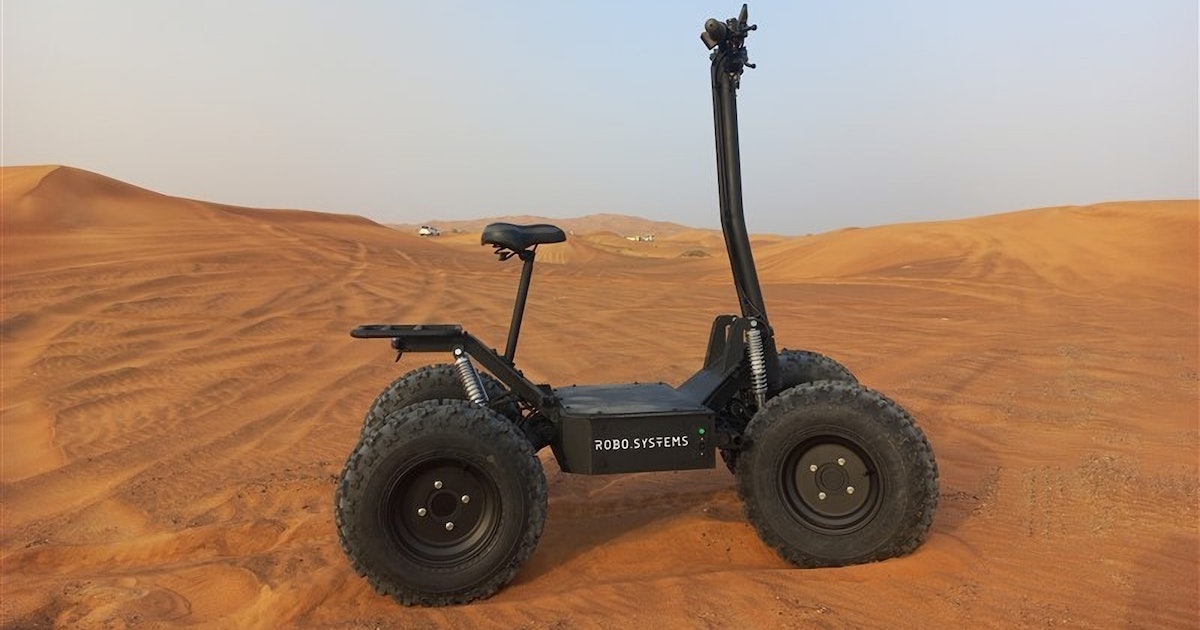This 4×4 e-scooter is the monster truck of electric mobility