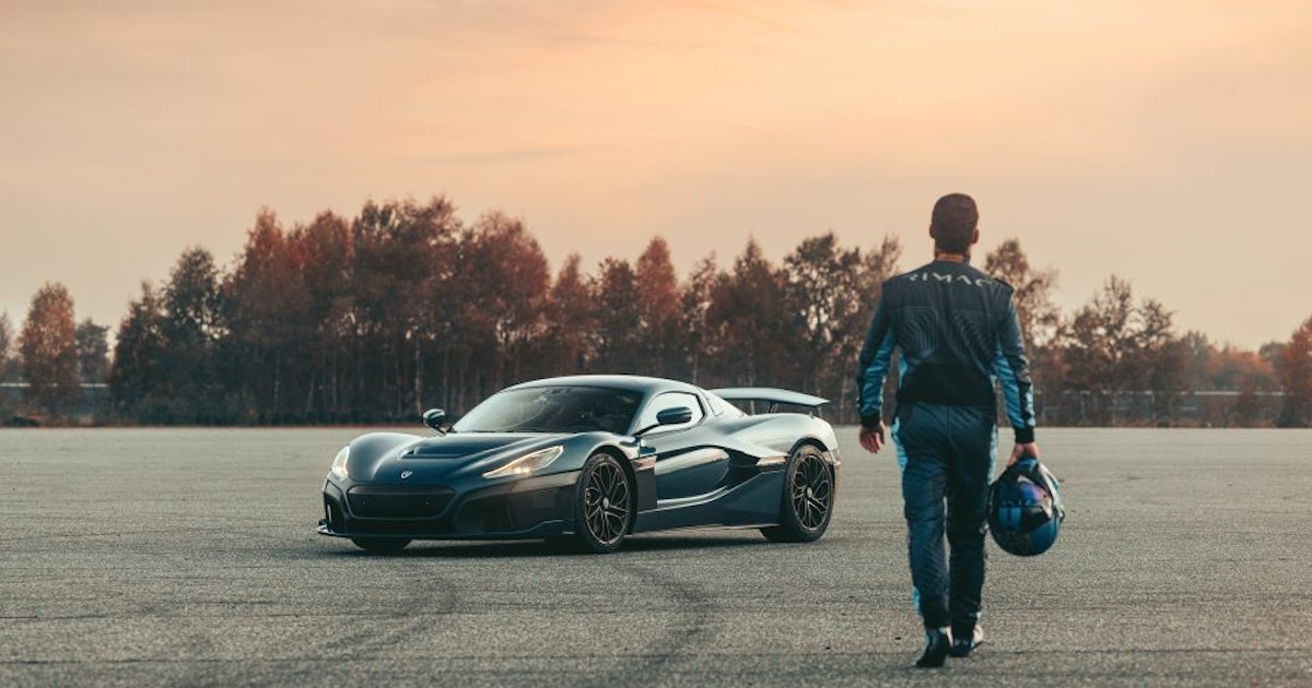 The Rimac Nevera supercar shattered an EV speed record