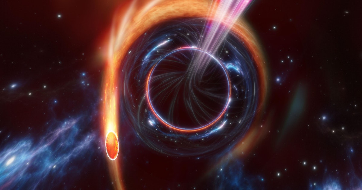 Astronomers capture a rare black hole phenomena billions of light years away