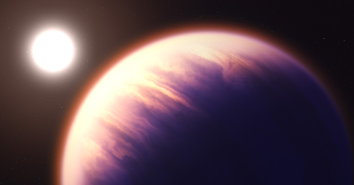 Webb Telescope makes a stunning observation of the atmosphere of a hellish planet