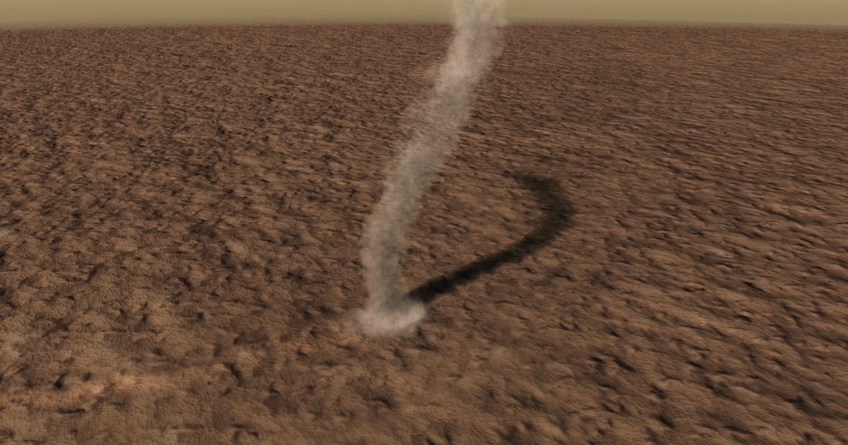 Perseverance rover captures audio of a Mars dust devil passing right over it