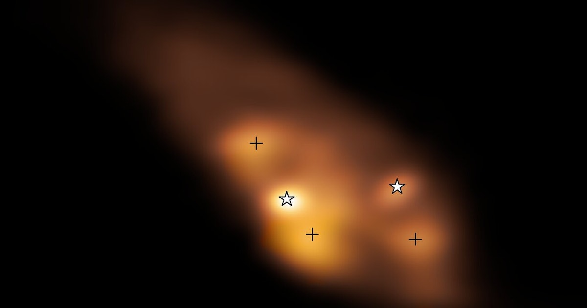 Look! Astronomers catch two protostars building the ingredients for life