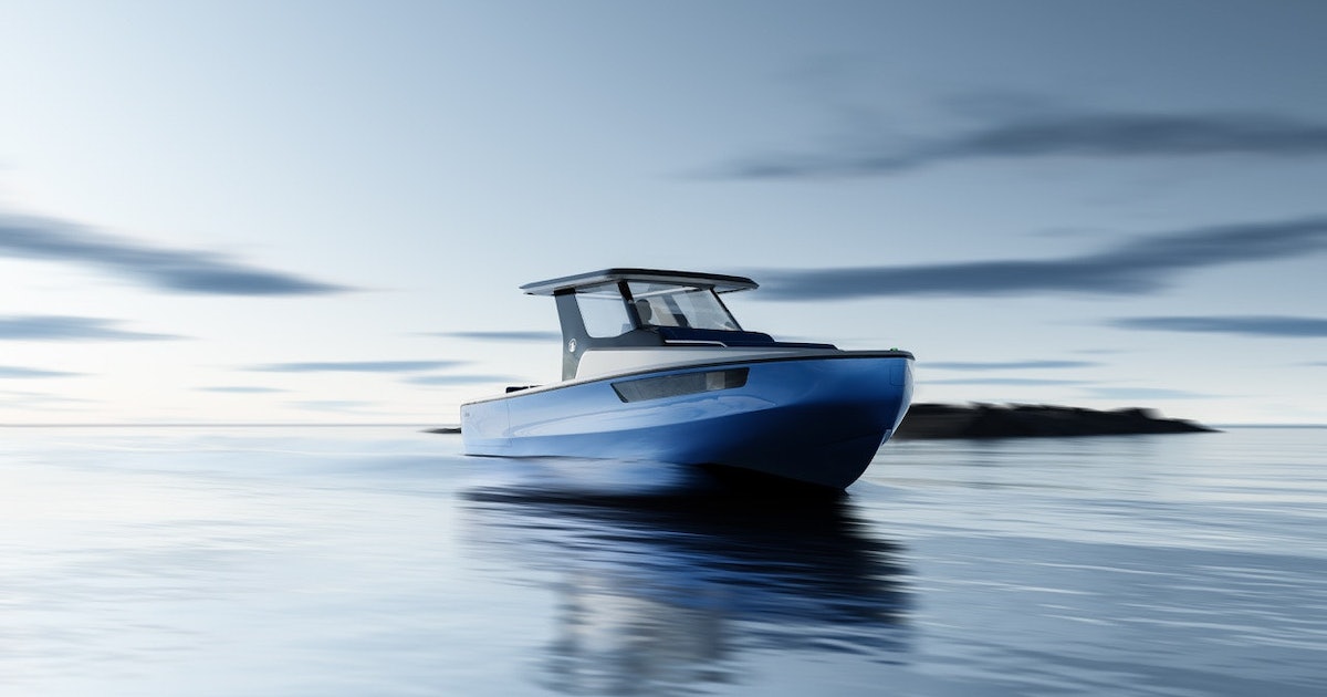 This solar-assisted electric speedboat is backed by a former Tesla exec
