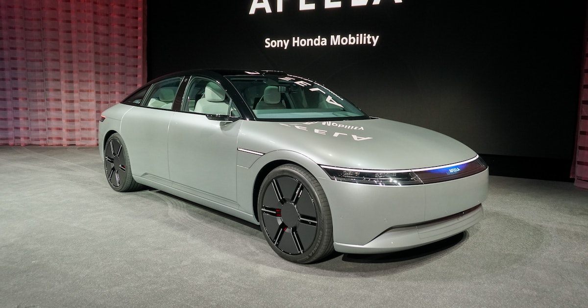 Sony and Honda’s upcoming EV is called ‘Afeela’ and could arrive in 2026