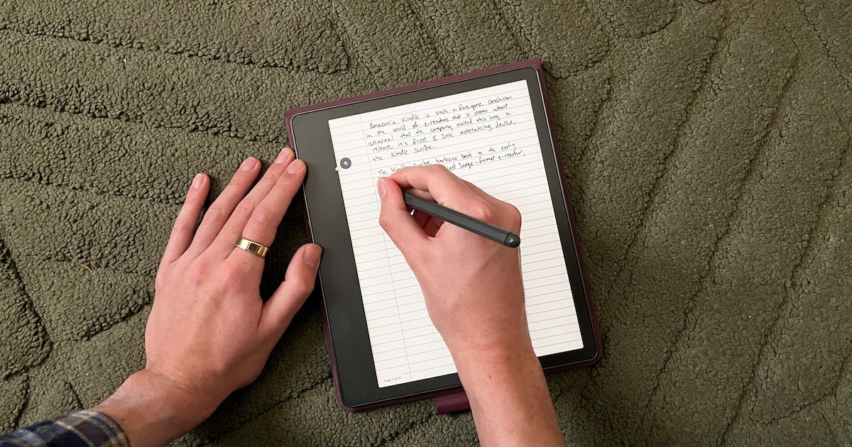 Amazon’s Kindle Scribe Is Getting 3 Features It Was Missing At Launch