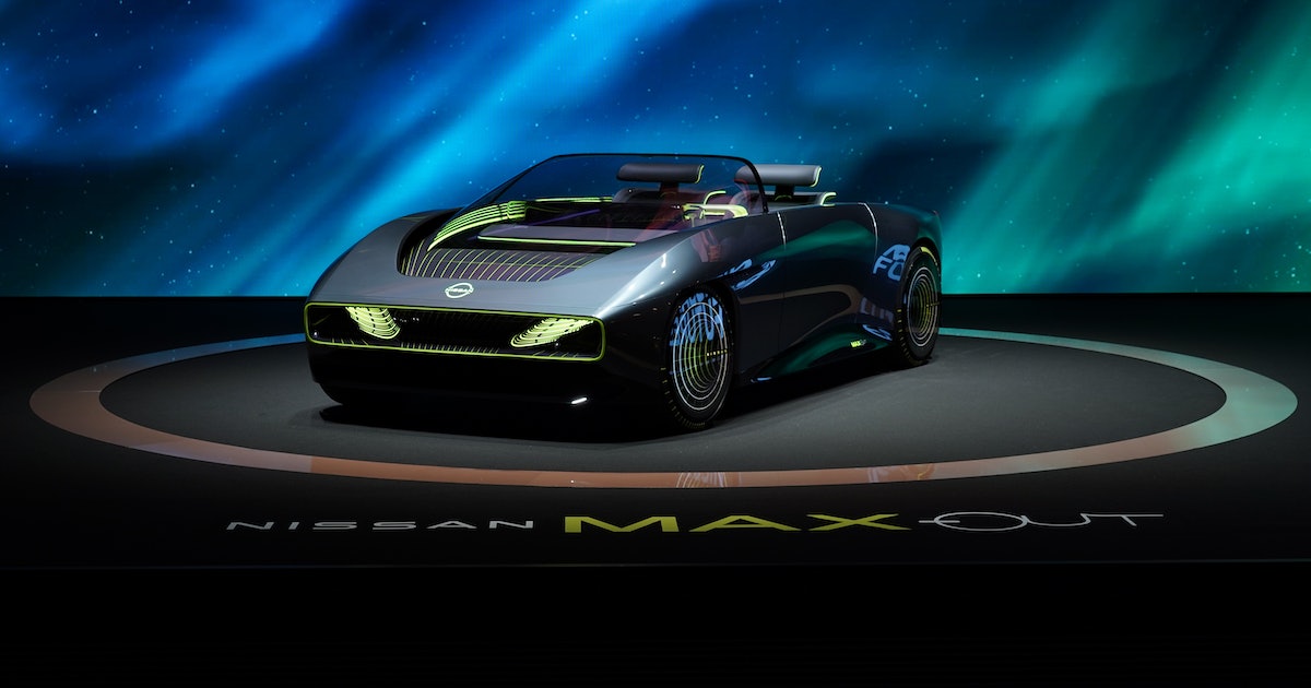Nissan’s Convertible EV Concept Looks Like It’s Straight Out of ‘Tron’
