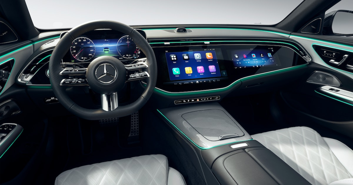 Mercedes-Benz’s Superscreen Will Bring TikTok and Zoom to E-Class EVs