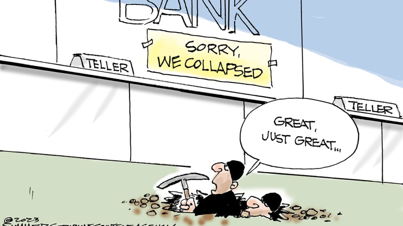 7 cartoons about Silicon Valley Bank