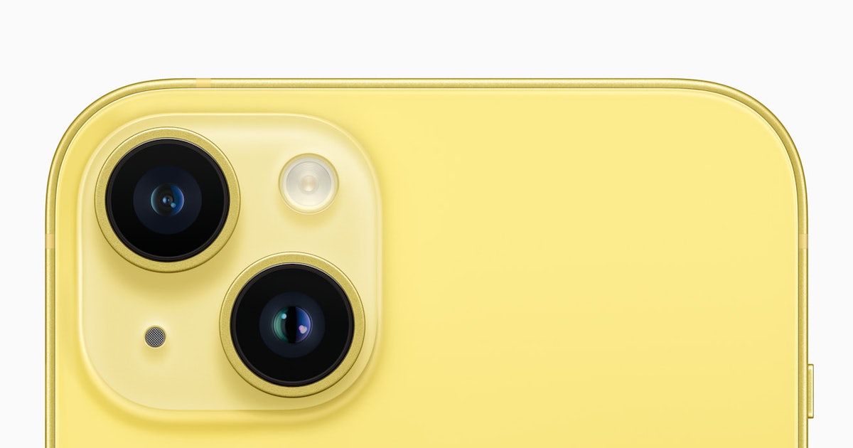 Yellow iPhone 14 and 14 Plus start at the same $799 and $899 pricing, and release on March 14