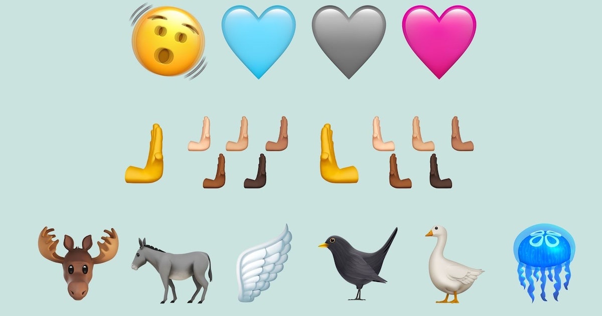 iOS 16.4 Adds 21 Emoji, including Shaking Face, High-Five Hands, a Moose and More