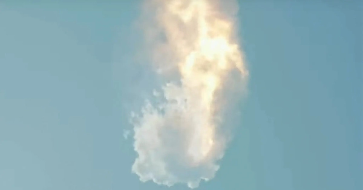 Image Shows The Moment Spacexs Starship Rocket Exploded Citrixnews