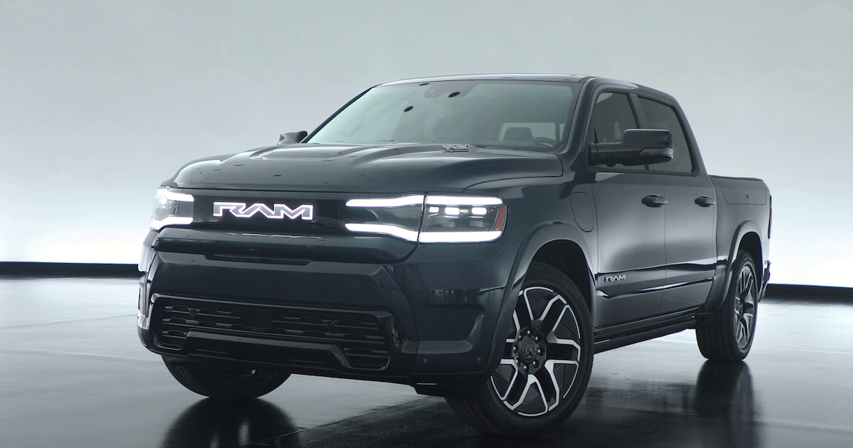 Ram’s Electric Truck Will Get a Whopping 500 Miles On a Single Charge