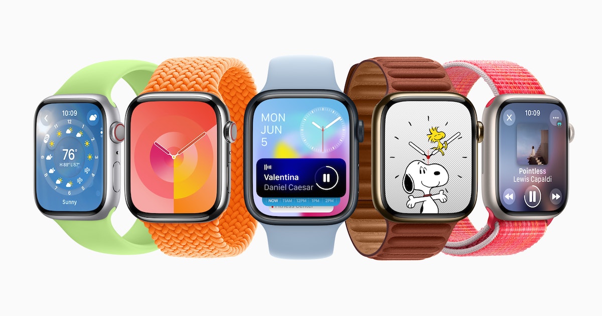 Apple Is Rethinking the Smartwatch With WatchOS 10