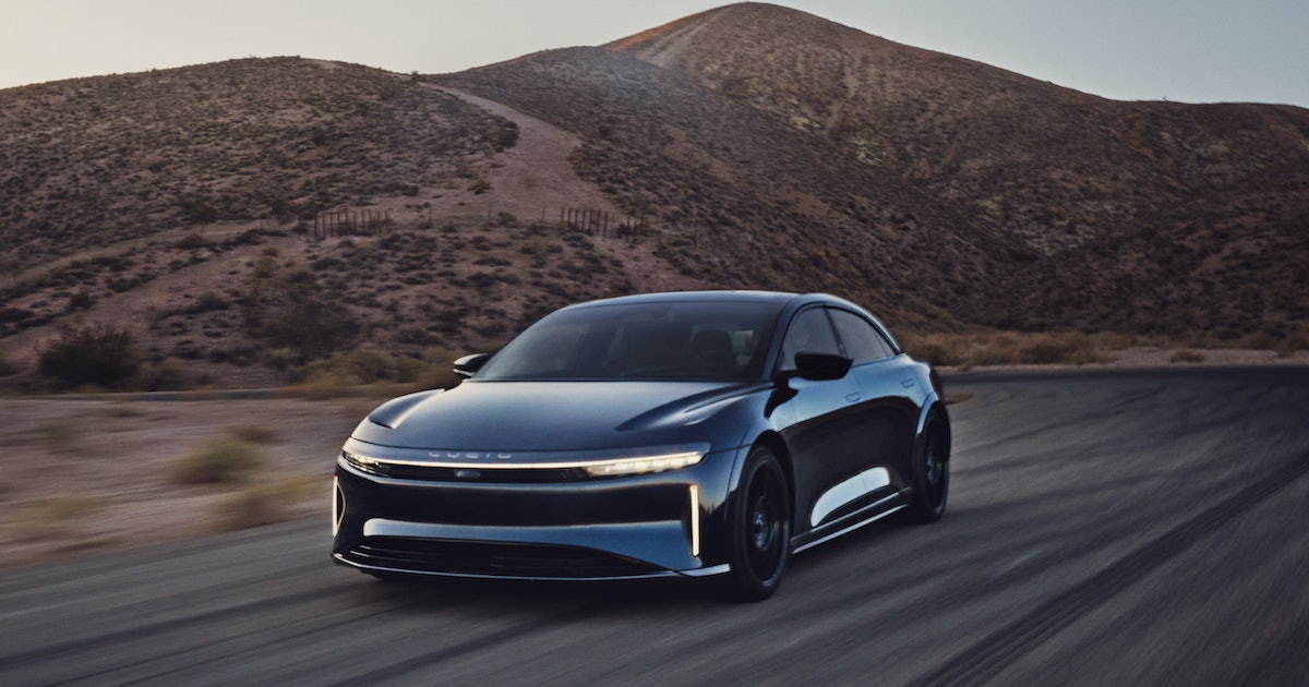 Lucid’s Air Sapphire EV Makes Tesla’s Model S Plaid Seem Sluggish
