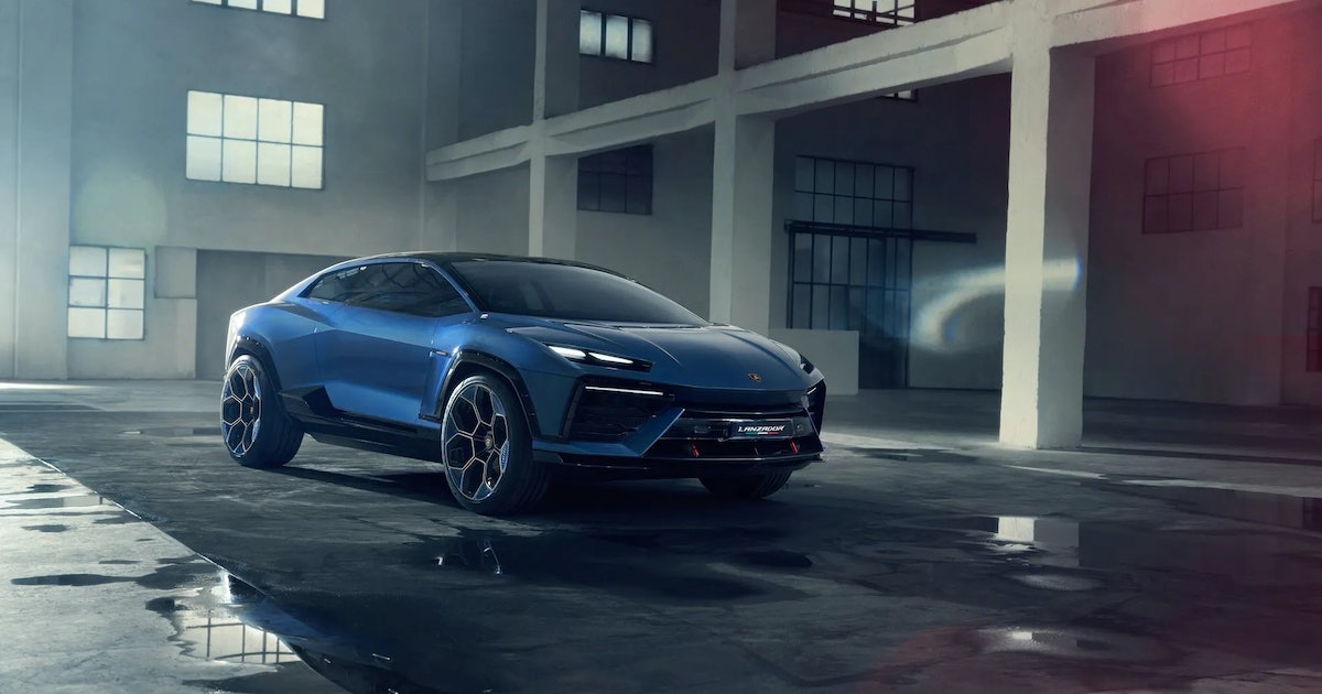Lamborghini’s First EV Concept Is Part Supercar, Part SUV