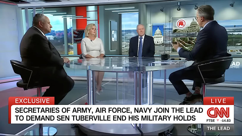 Tuberville’s military promotions block upending lives, combat readiness, military branch chiefs say