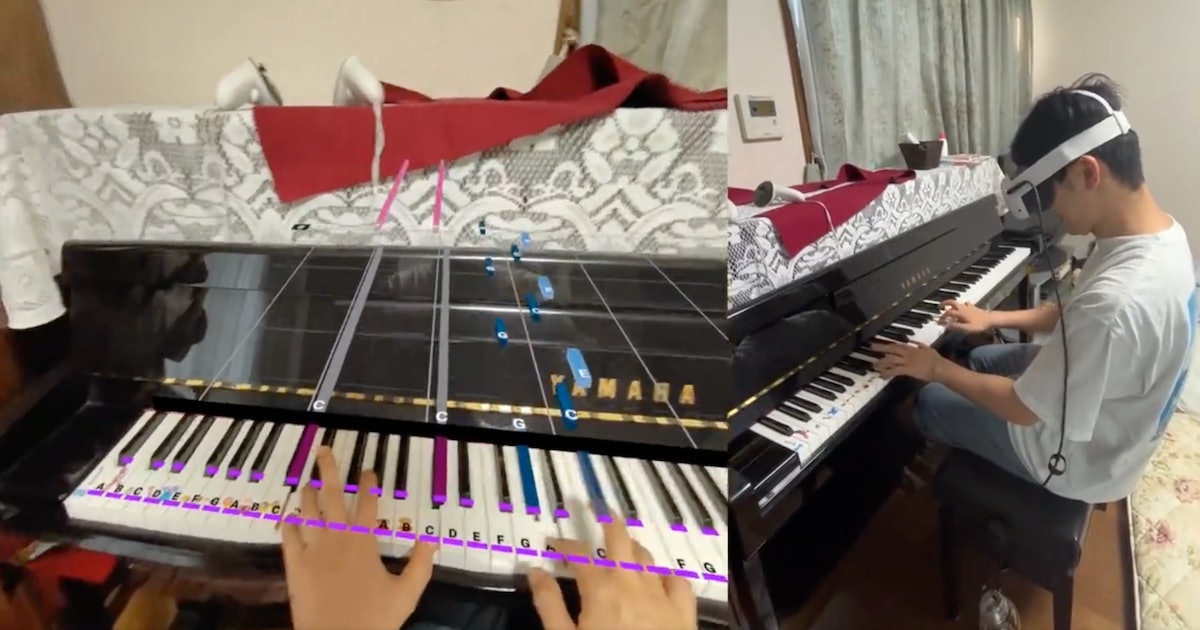 Why People Are Freaking Out Over the Quest 3’s New Mixed Reality Piano Teacher