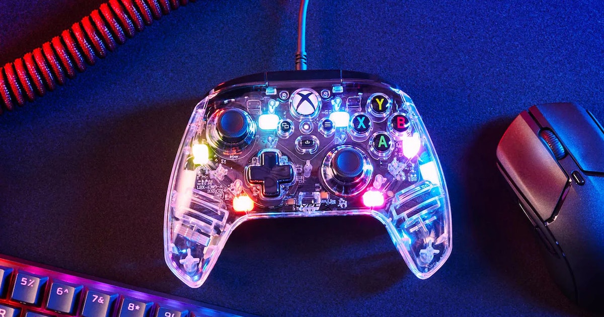 HyperX’s Transparent Xbox Controller is Decked Out With RGB Lighting