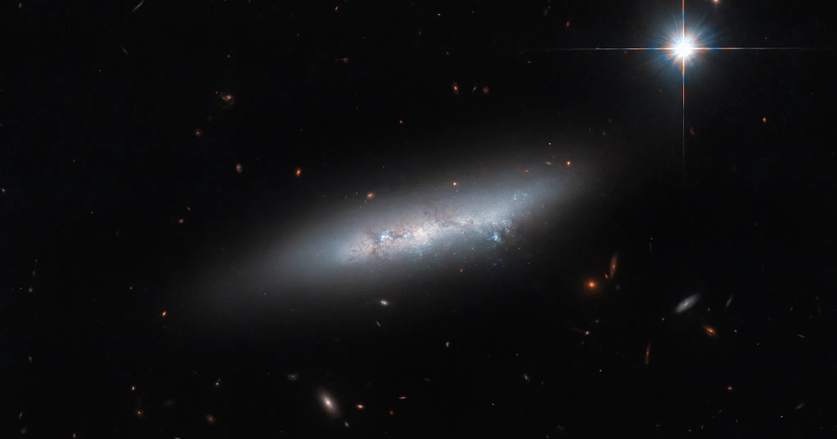 New Hubble Image Captures A Galaxy In Perhaps Its Most Disheveled State 